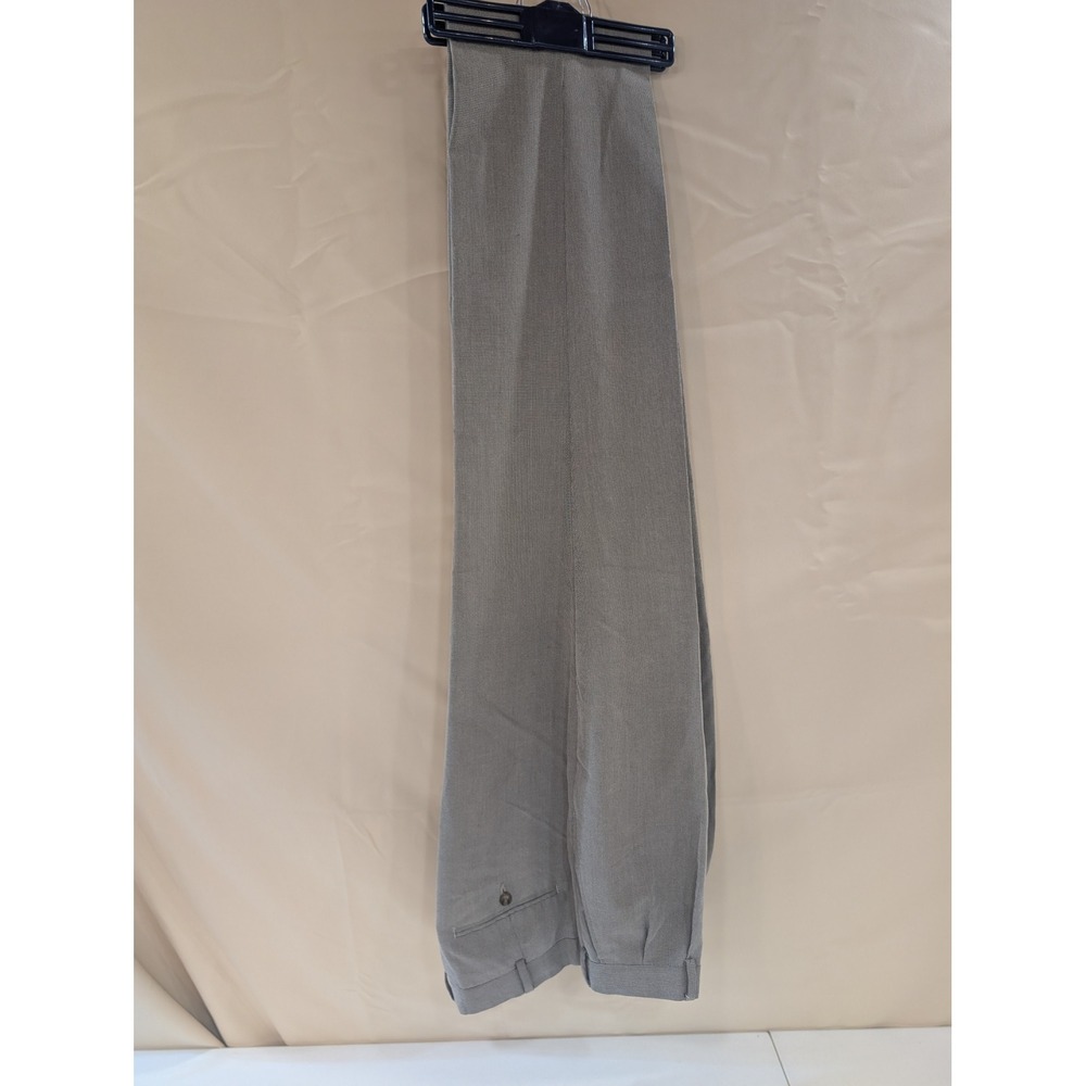 Ivy Crew Classics Mens Gray Dress Pants Pleated Cuffed 36x32 - Picture 4 of 5